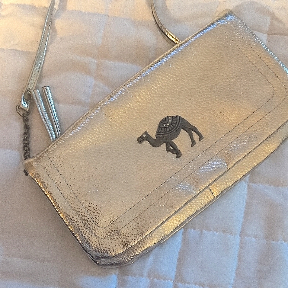 Twig & Arrow Metallic Crossbody Bag